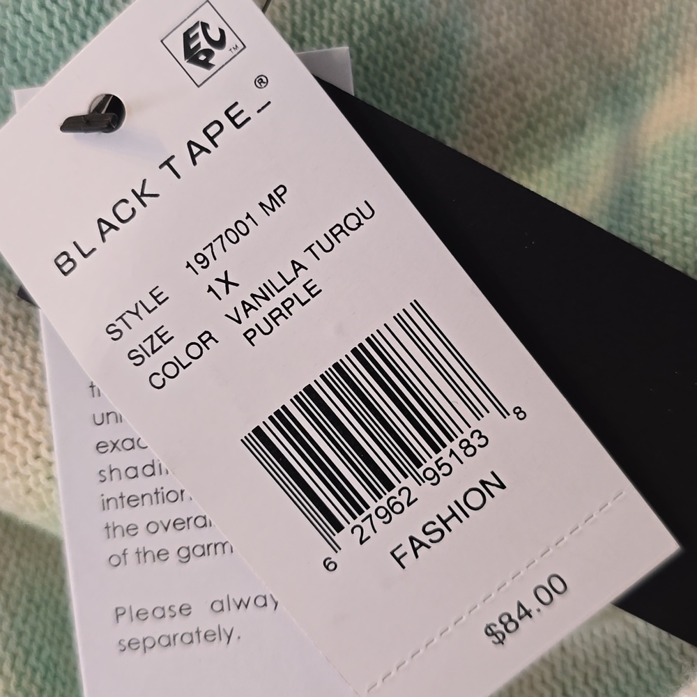 Sold Black tape sweater - Picture 5 of 5
